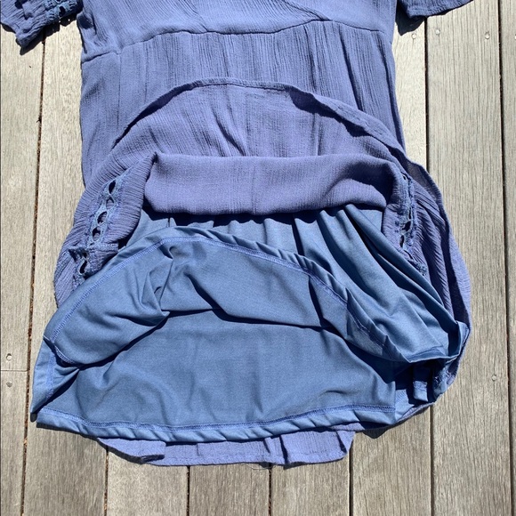 Wild Blue | V-neck T-shirt Dress - Picture 4 of 4